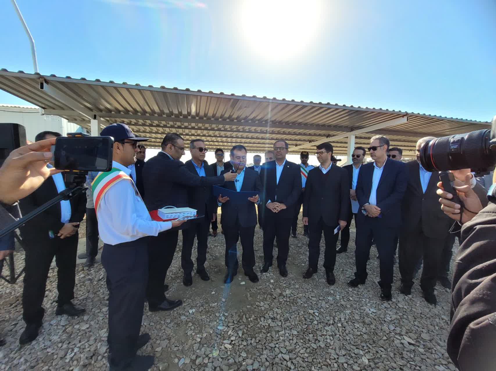 کلنگ‌زنی پروژه ساخت 9 هزار متر مربع انبار لجستیکی در مجتمع بندری نگین بوشهر